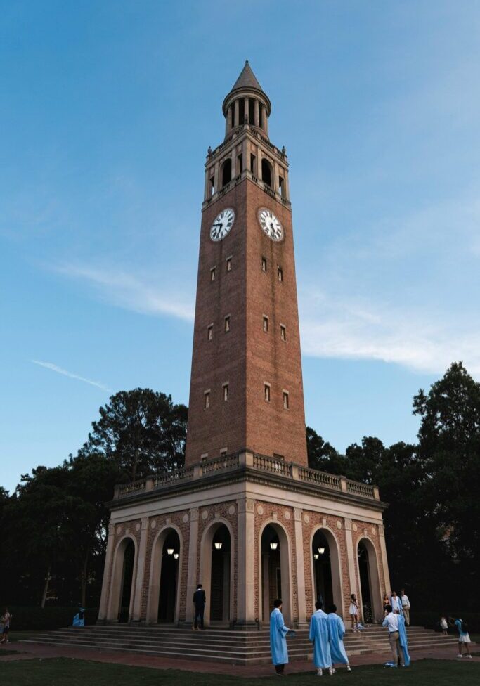 bell tower in chapel hill, north carolina
