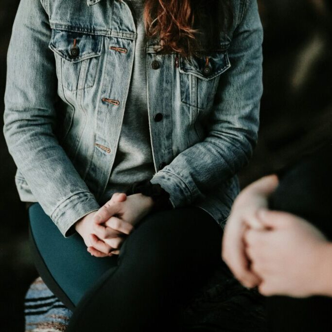 two adults in couples counseling in north carolina