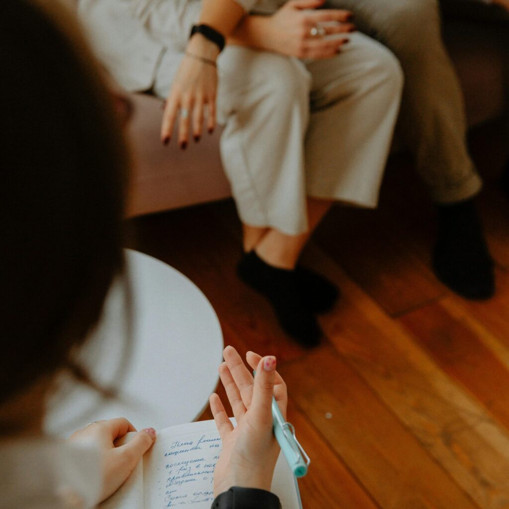 couples in their fourth session with gottman method couples therapist in raleigh nc
