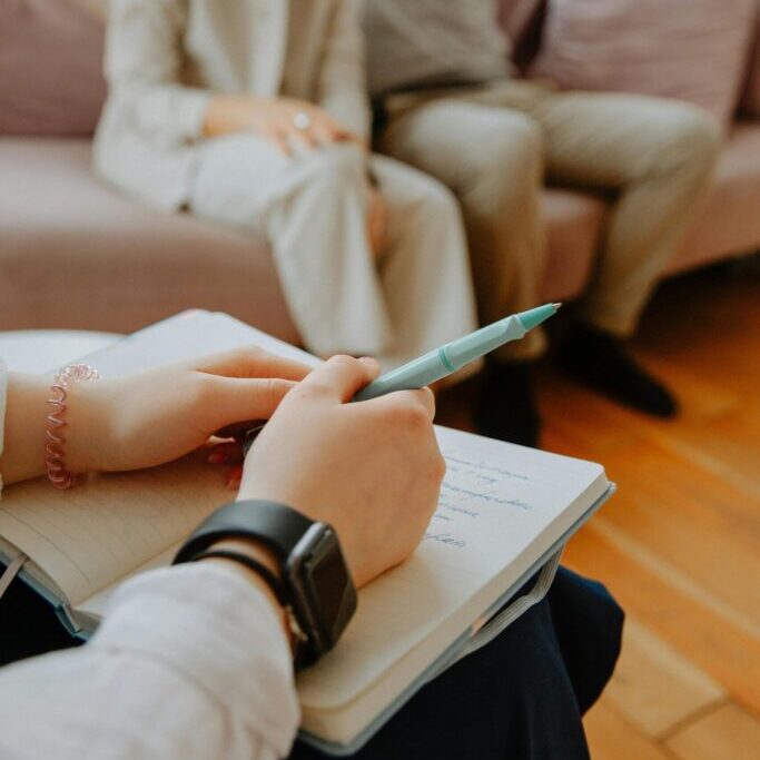 a raleigh, north carolina couple in therapy with their counselor